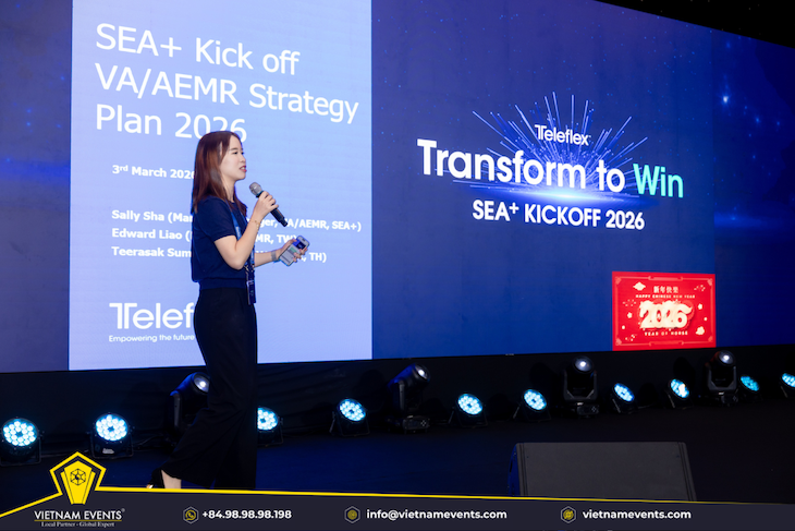 VietnamEvents đồng hành tổ chức thành công Teleflex SEA+ Kickoff 2026 tại Hà Nội